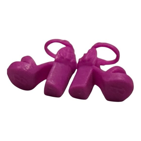 Barbie Shoes High Heels Block Hot Pink Open Toe Strap Fashionistas Genuine Part - Picture 4 of 6